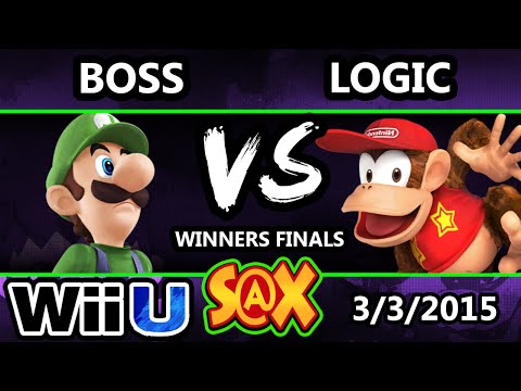 S@X - MVG WS Boss (Luigi) Vs VGBC | Logic (Diddy Kong) SSB4 Winners Finals - Smash Wii U - Smash 4