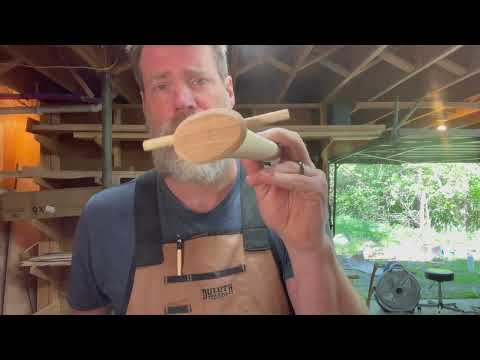Cracked Axe handle repair: Dowel Fix Method