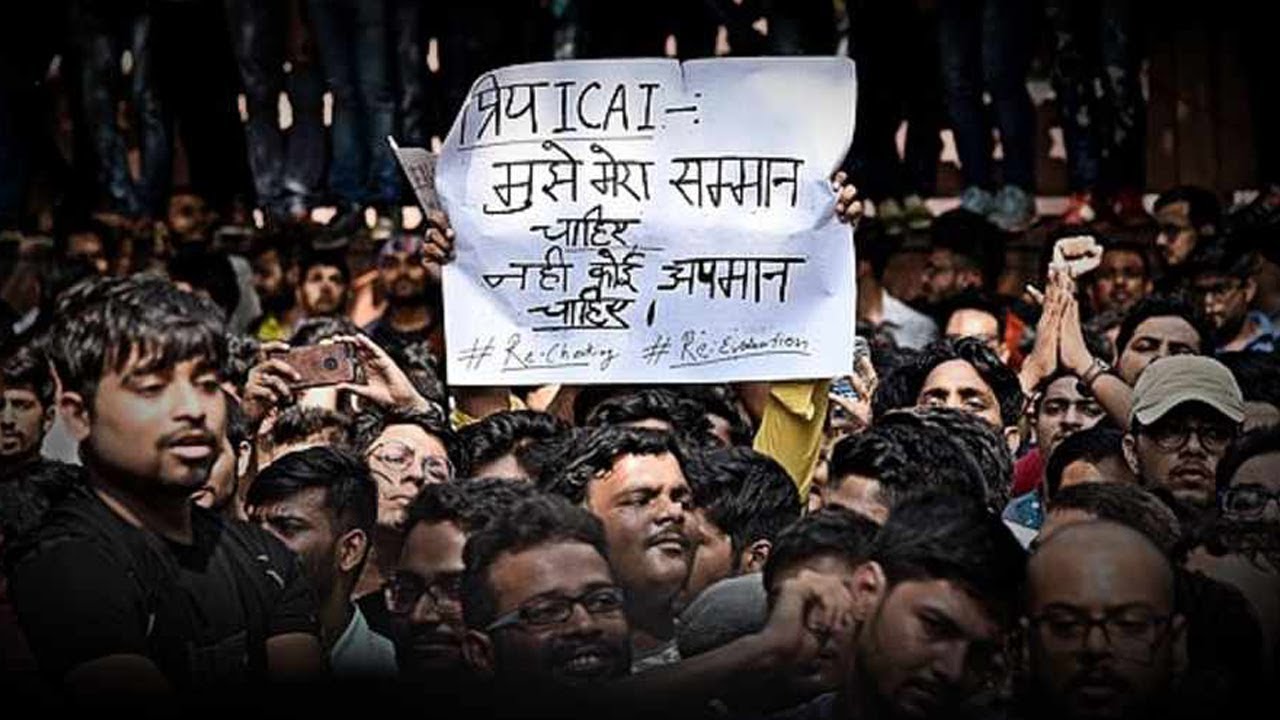 CA students' protest: ICAI president clarifies on exams evaluation