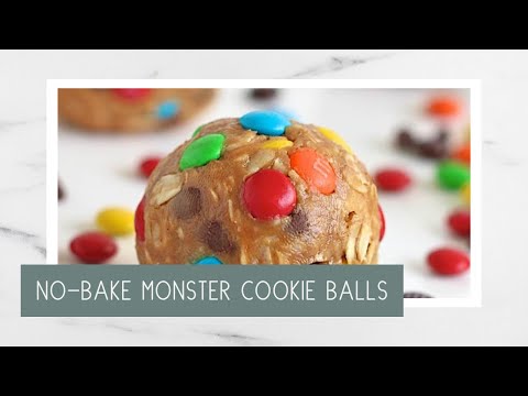 No-Bake Monster Cookie Balls