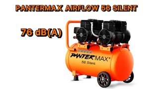 PANTERMAX®AirFlow® 57 SILENT SET2 bezolejový tichý kompresor 2,9kW, 76dB, 10bar + 3-dílná pneu sada