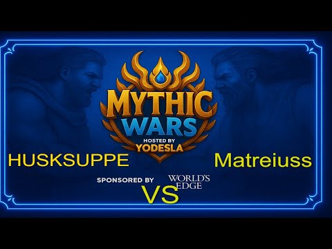 @HUSKSUPPE Vs Matreiuss 1 and 2 | Mythic Wars Tournament 🏆 | Age Of Mythology Retold 🏆