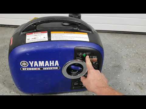 Yamaha EF2000is Inverter Generator Operation