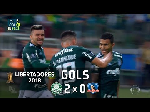 Palmeiras 2 x 0 Colo-Colo - Libertadores 2018 - Globo HD⁶⁰