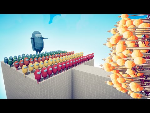 100x AMONG US CREWMATE + GIANT vs EVERY GOD - TABS | Totally Accurate Battle Simulator 2023