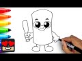 How To Draw Baby Tung Tung Sahur Italian Brainrot