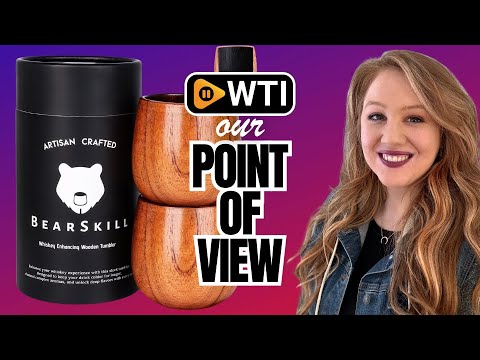 Charred Wooden Bourbon Drinking Glass - WTI product video review