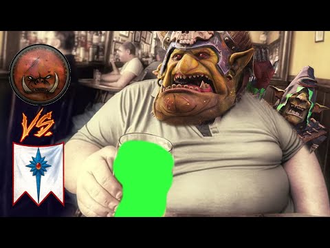 THE HAGGARD PAUNCH! Greenskins vs High Elves - Total War Warhammer 3