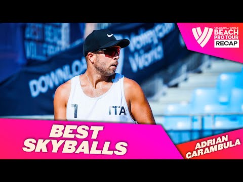 Look out for Mr. Skyball! - Best Skyballs of Adrian Carambula 🇮🇹🏐 | BeachProTour2022