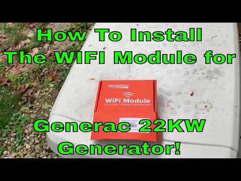 How to install the Generac 22kw WiFi Module