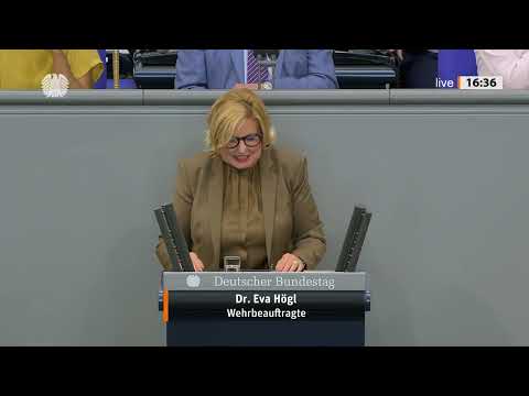 Video Thumbnail: Jahresbericht der Wehrbeauftragten beraten