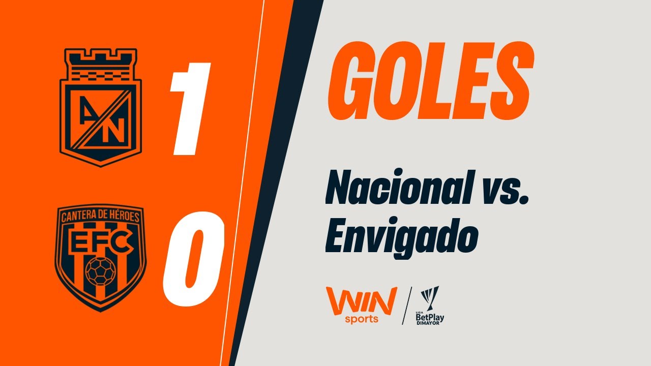 Nacional vs. Envigado (goals) | Liga BetPlay Dimayor 2025-2 | Matchday 9