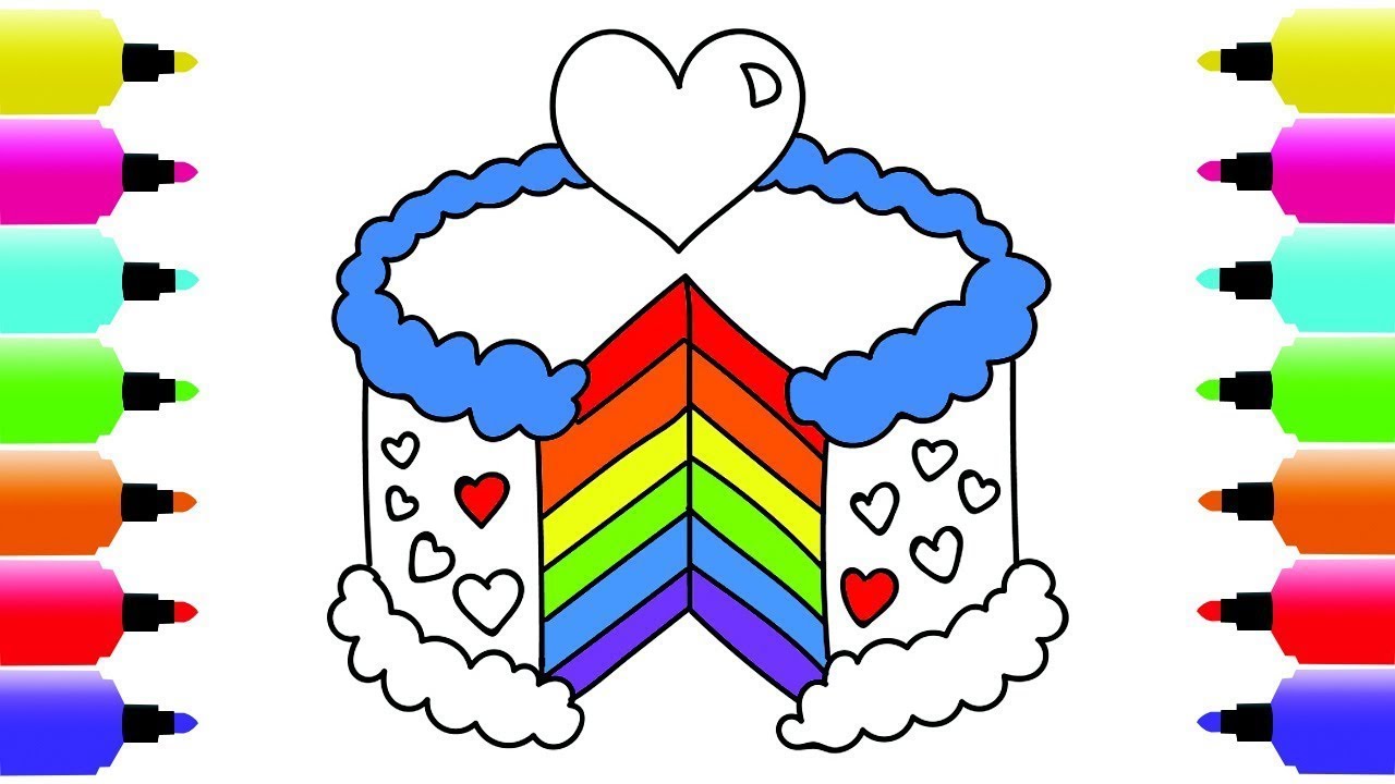 ✅ Art Class Coloring Pages For Kids - Birthday Cake Coloring Pages And Coloring Book | Zilo Coloring