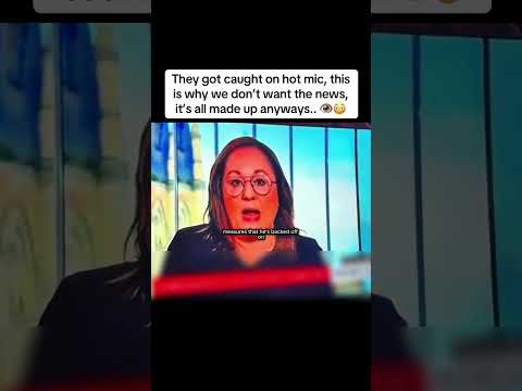 What the viewers weren’t meant to hear while watching news.. 👁️😳