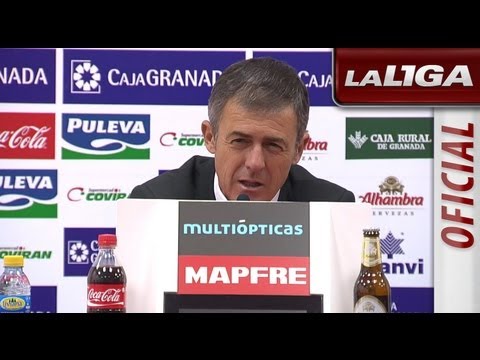 Rueda de Prensa de Lucas Alcaraz tras el Granada CF (1-1) Real Valladolid - HD