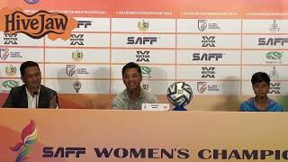 SAFF Women’s Championship 2026 Final Pre-Match PC | India | #HiveJaw #Live