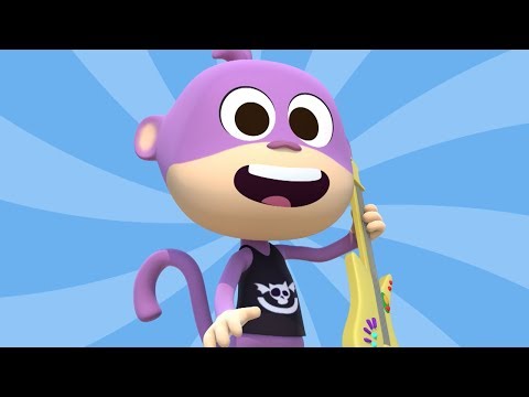 El Mono Toca La Guitarra - Canciones del Zoo 5 | El Reino Infantil
