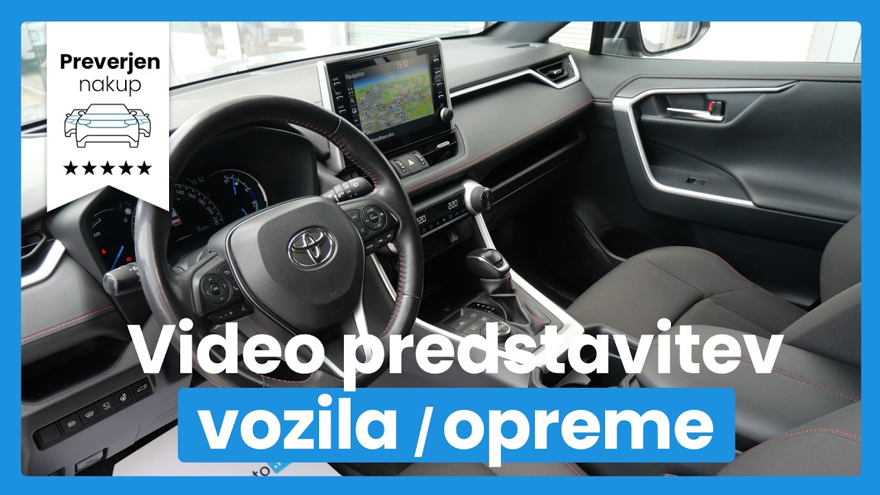 Toyota RAV4 Plug-In Hybrid AWD 2.5 Avt. - VL. NAPRAVA - SLO
