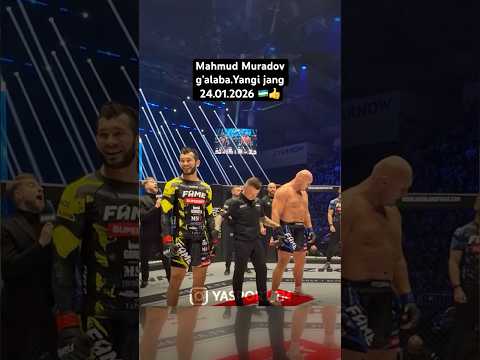 Mahmud Muradov g’alaba.Yangi jang 24.01.2026 🇺🇿👍 #shorts #uzb #uzbekistan #mma #ufc