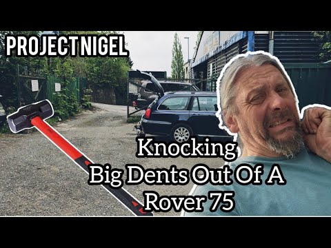 Knocking Out BIG Dents On A Rover 75
