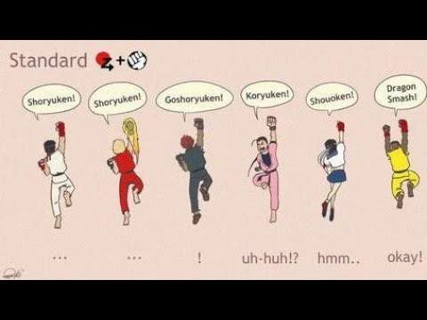 Street fighter characters SHORYUKEN Evolution