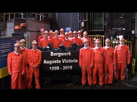 Schliessung Zeche Auguste Viktoria in Marl