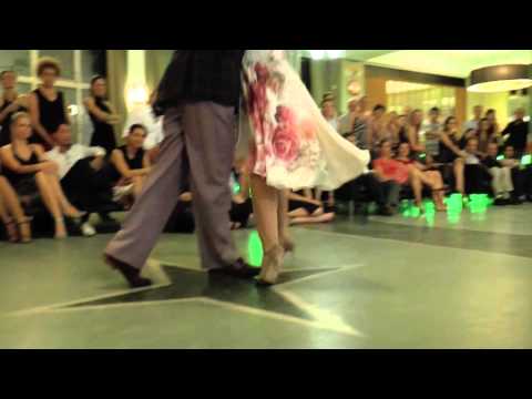  Fabian Peralta  and  Josefina Bermudez Avila  are  dancing  to  "  La Bruja  "  by  Juan D'Arienzo