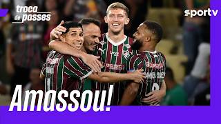 FLUMINENSE DOMINA O CORINTHIANS E CHEGA À VICE-LIDERANÇA DO BRASILEIRÃO | TROCA DE PASSES | sportv