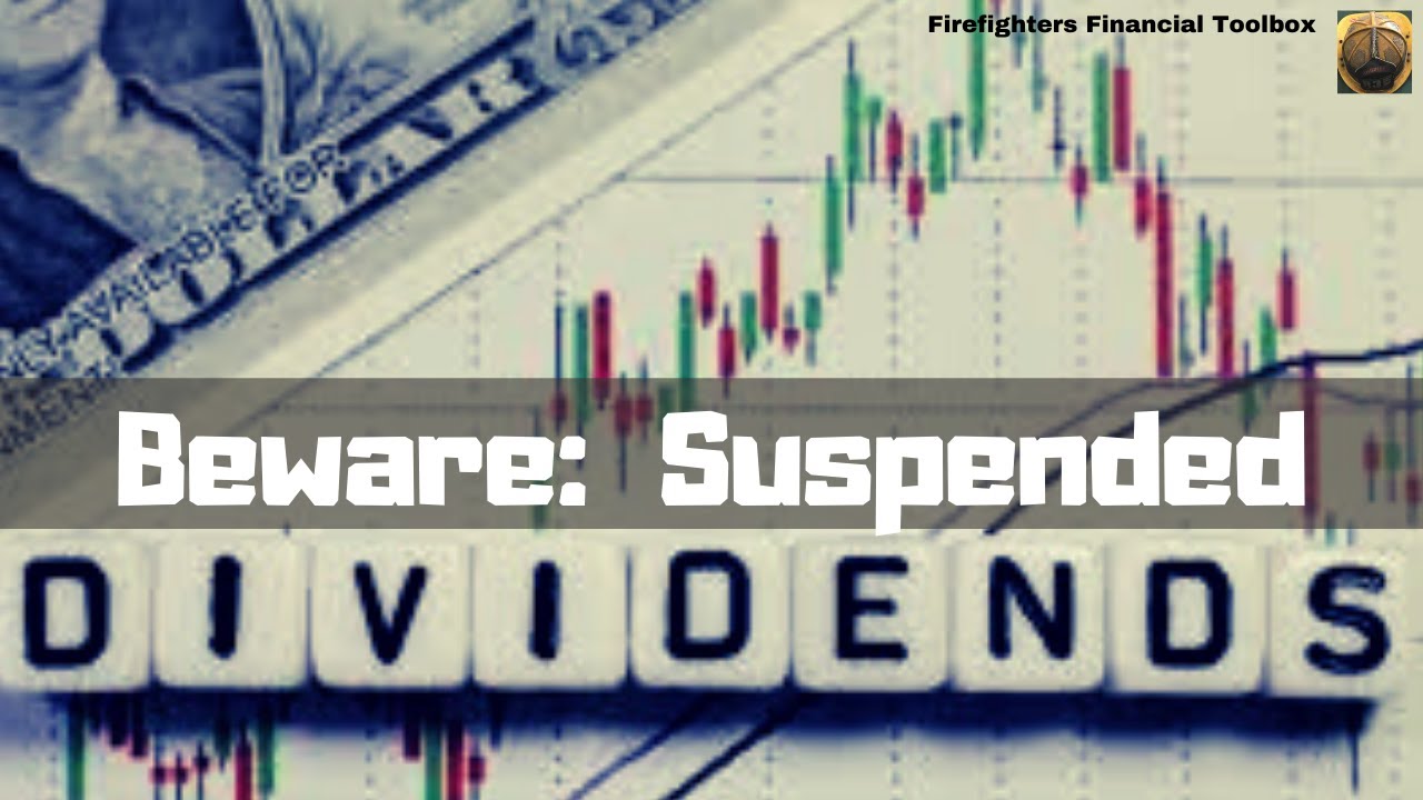 What happens when a dividend is suspended?