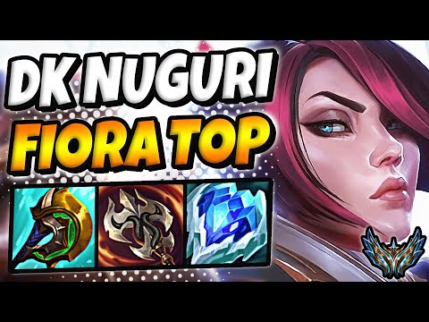 Fiora vs Camille TOP [ DK Nuguri ] Patch 12.18 Korea Challenger ✅