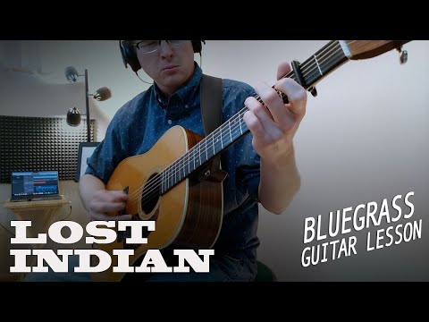 “Lost Indian” | Doc Watson Flatpicking Classic – Intermediate BLUEGRASS Guitar Lesson with TAB