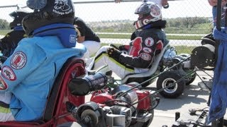 preview picture of video 'Delmar 2012 Event Clips - Vintage Karting VKA'
