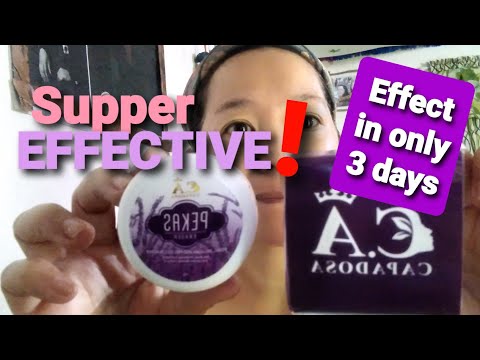 Capadosa Beauty Products. Pekas Eraser Review. Effect in 3 days of using.#notofakeproduct.