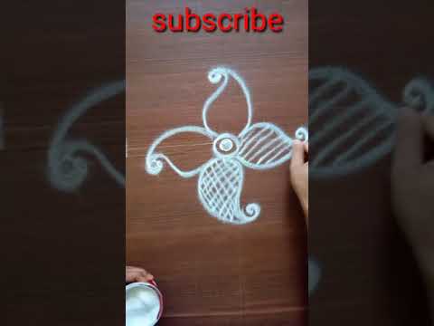 #Rangoli # kolam #designs #muggulu #Hashtags #viral shorts #youtube shorts #shorts # Trending shorts