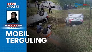 Suzuki Ertiga Terguling di Kawasan Sekupang Kota Batam, Identitasa Pemilik Belum Diketahui
