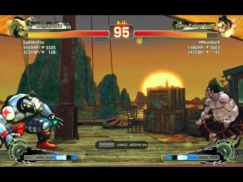 Super Street Fighter IV Arcade Edition - Sp00kyFox (Zangief U1) vs. HMonsterX (Honda U1)
