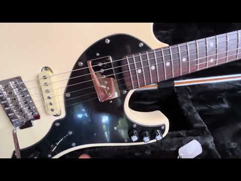 Farida JT-60 2DCC #18/25 MINT Offset Guitar Sam Halliday Two Door Cinema Club Jaguar Jazzmaster Mosrite style w/ case image 22