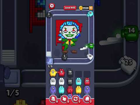 Pixel Flow Level 443 Walkthrough