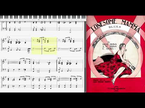 Lonesome Mama Blues by Billie Brown (1922, Blues piano)
