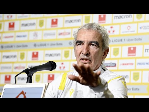 La première conférence de presse de Raymond Domenech au FC Nantes