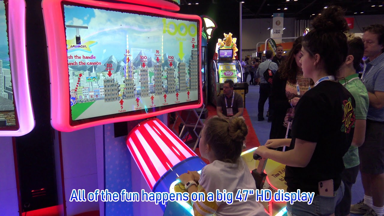 Willy Crash videmption arcade game [Bay Tek; IAAPA 2018]