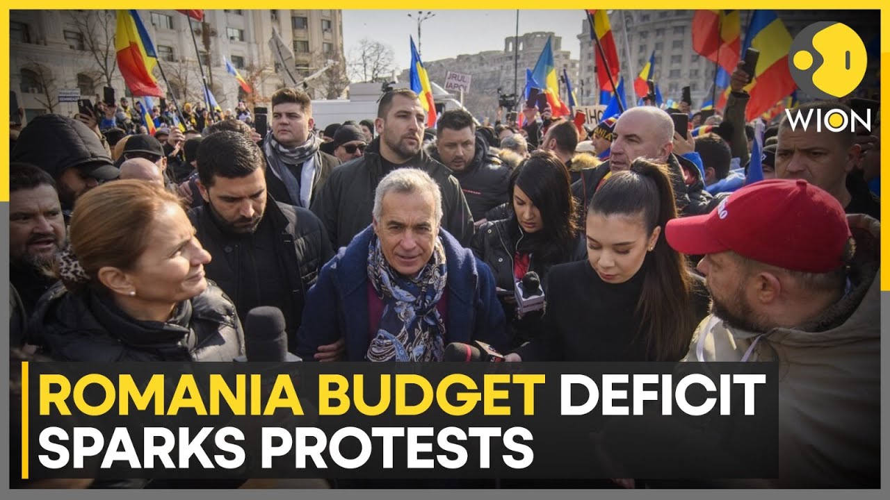 Romania’s Budget Deficit Sparks Massive Bucharest Protests | WION
