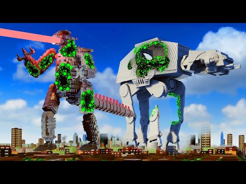 Realistic Nanites Destruction 8 😱 Teardown