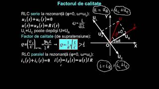 Rezonanţa circuitelor RLC.
