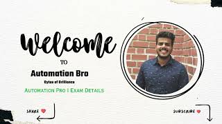 Automation Pro I Exam Details