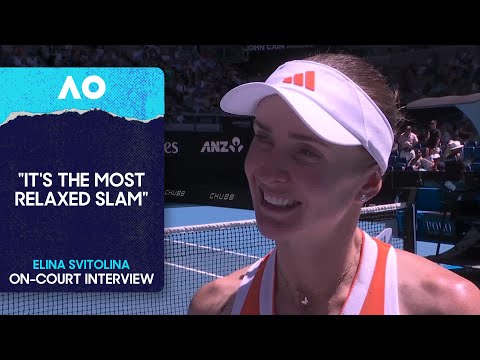 Elina Svitolina On-Court Interview | Australian Open 2026 First Round