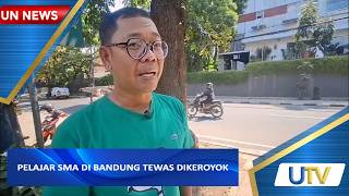 Download lagu Pelajar SMA Di Bandung Tewas Dikeroyok | UN News | UTV mp3