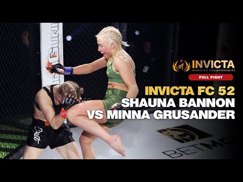 Shauna Bannon vs Minna Grusander full fight