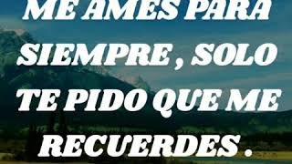 CESAR TORRES AMOR MIO NO ME DEJES