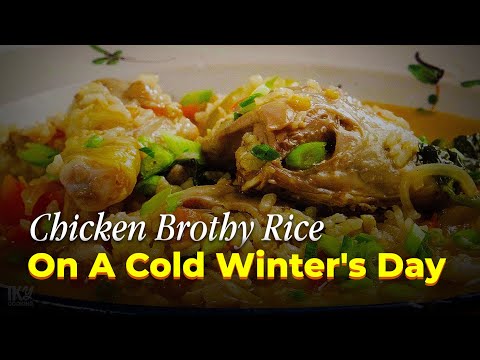 Nothing Like A Bowl Of Warm, Chicken Brothy Rice On A Cold Winter's Day | ASMR